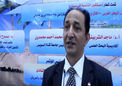 رئيس فرع جامعة قناة السويس بالعريش حبش النادي